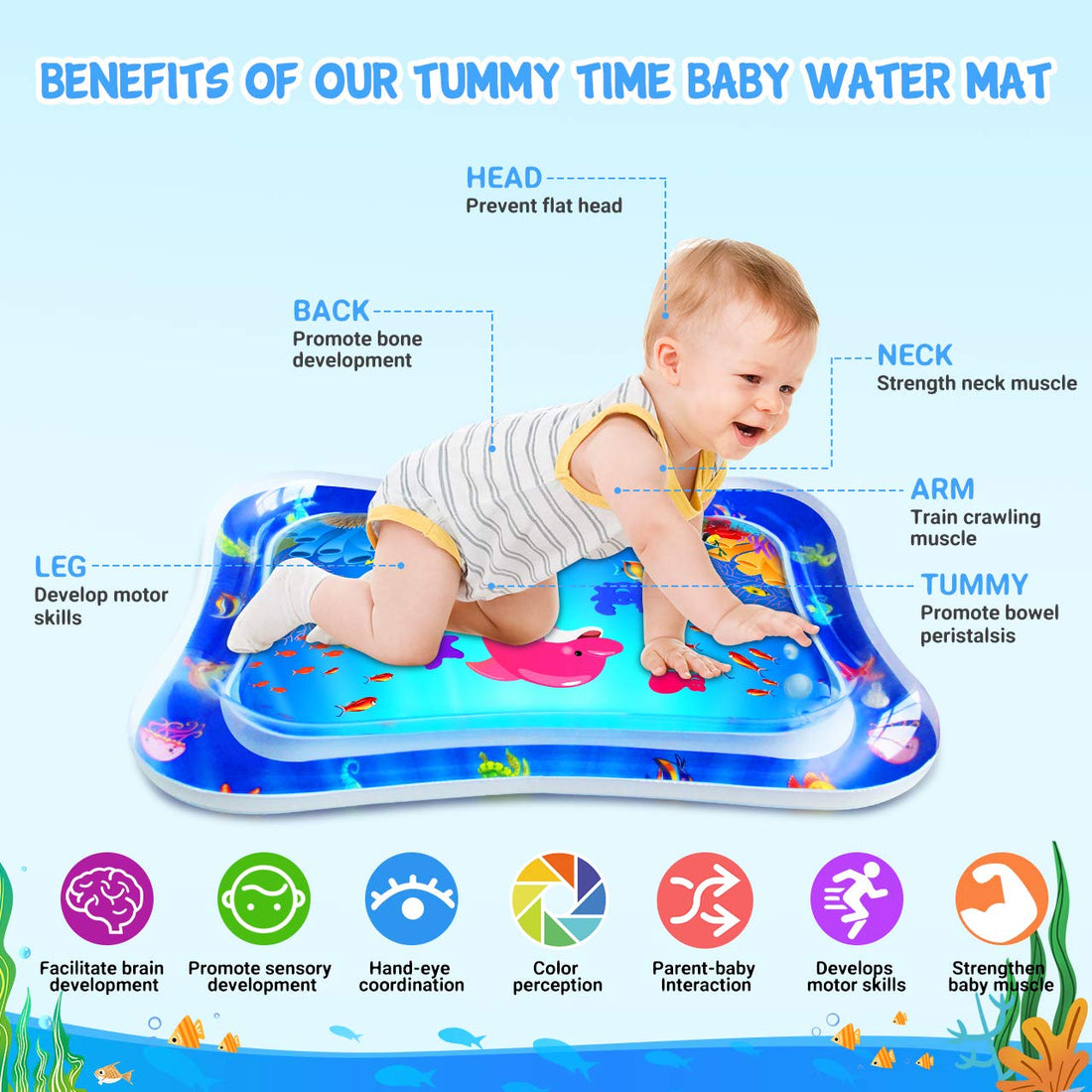Inflatable Baby Water Playing Mat
