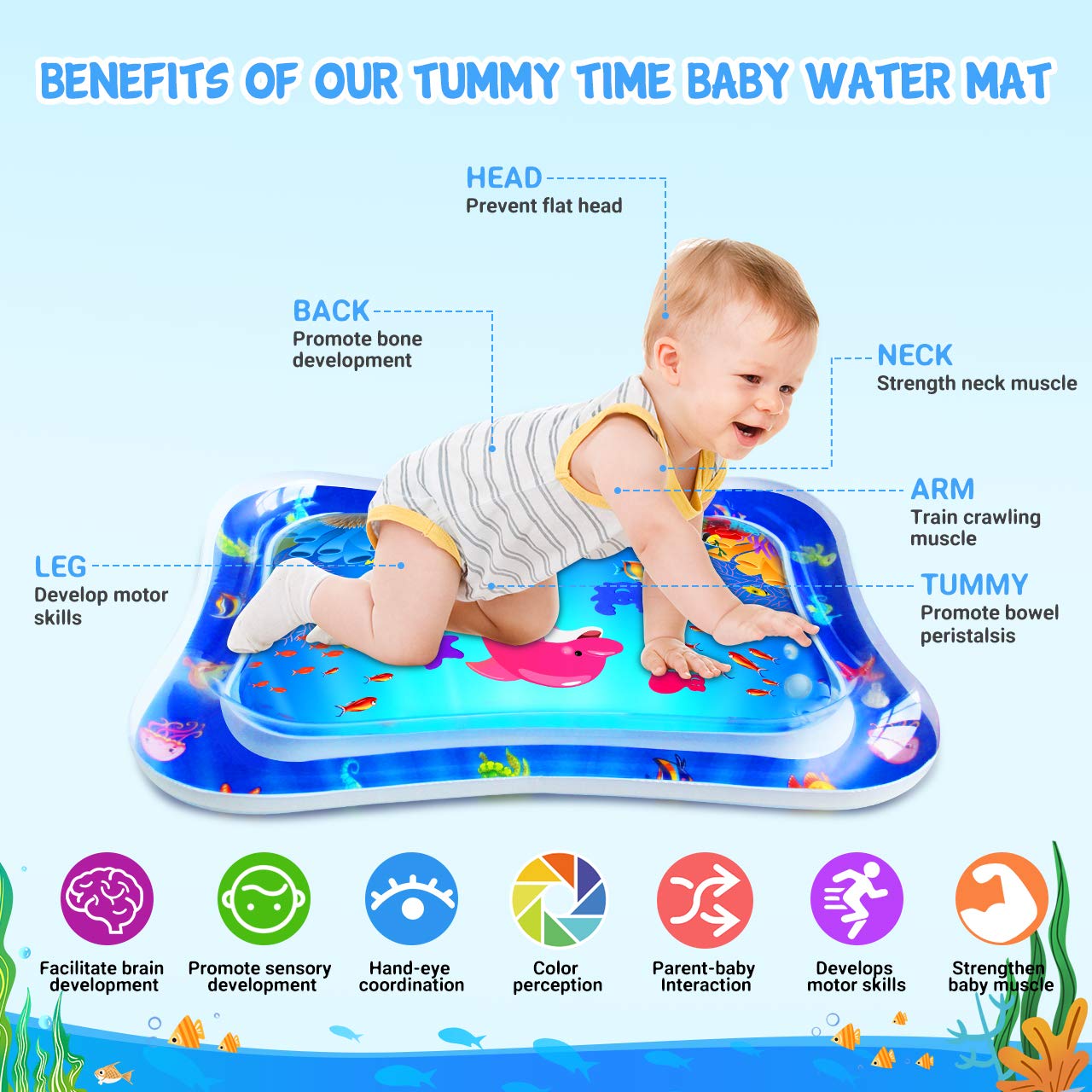 Inflatable Baby Water Playing Mat