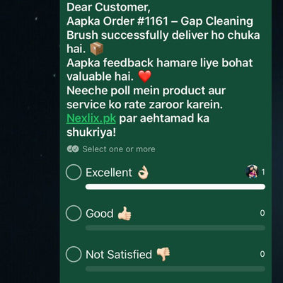 WhatsApp review from Masooma Amir