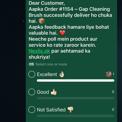 WhatsApp review from Kalsum Adil
