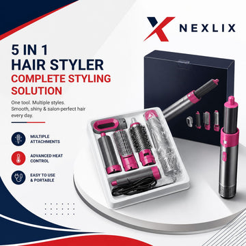 5-in-1 Multi-Functional Hot Air Styler & Hair Dryer Set