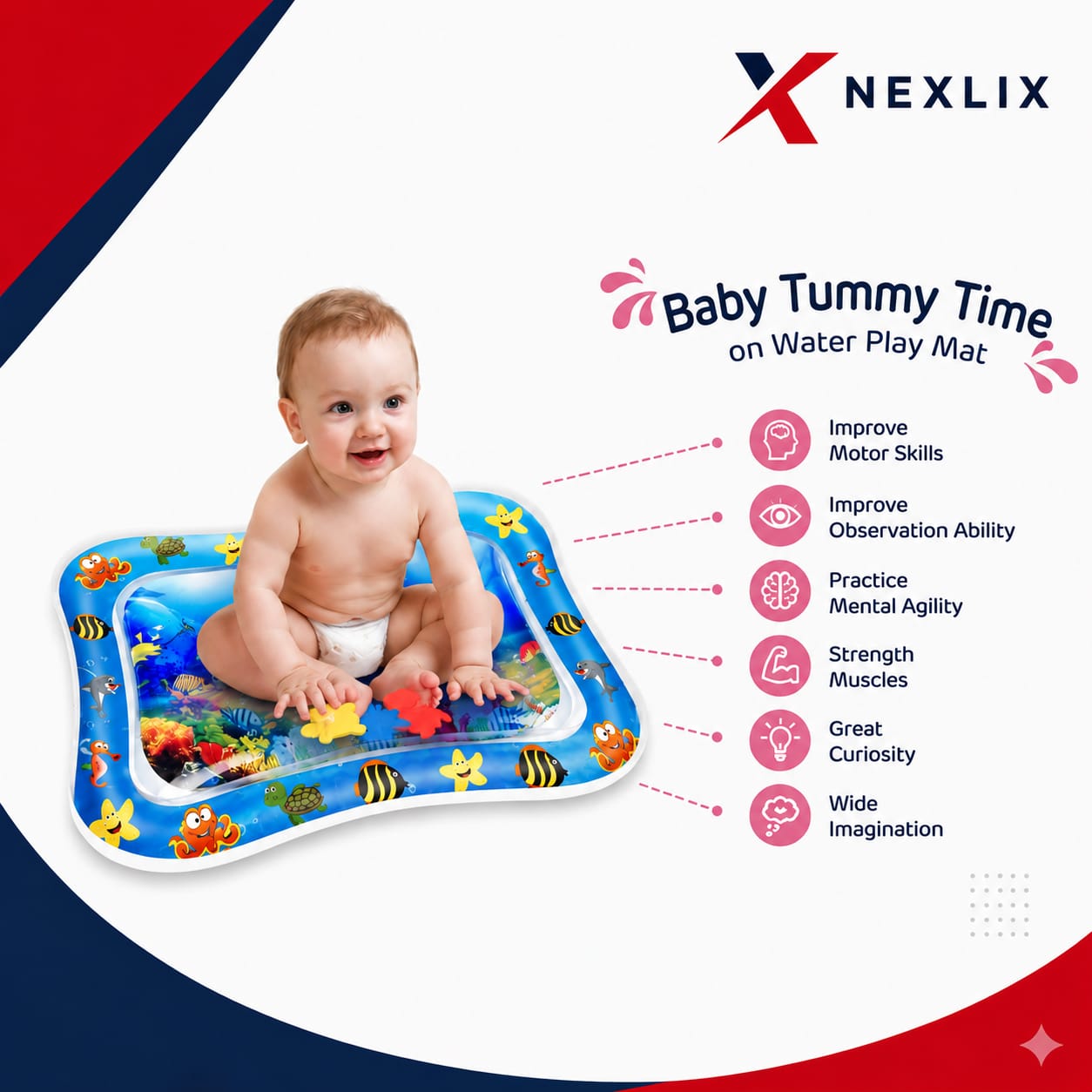 Inflatable Baby Water Playing Mat
