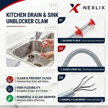 Drain Cleaner | Spring Pipe for Clog Removing