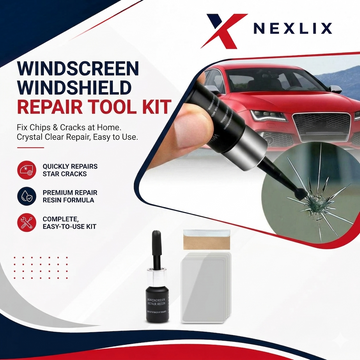 Glass Crack Nano Repair Fluid | For Car Windshield