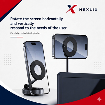 Car Phone Holder | 360° Magnetic With Strong Suction Base