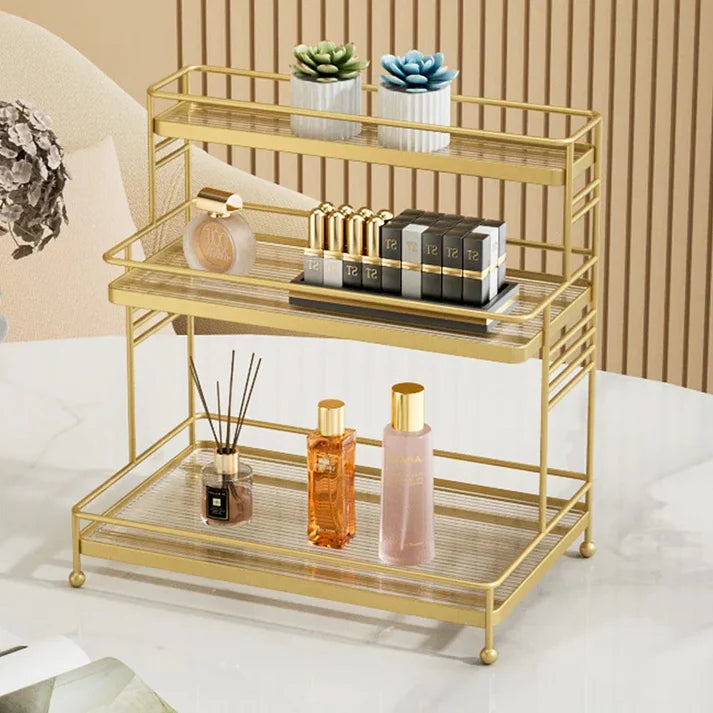Luxury | Gold Cosmetic Organizer Rack