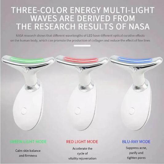 LED Face & Neck Wrinkle Massager