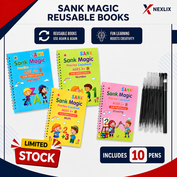 4 Sank Magic Reusable Books | Improve your Child's Handwriting